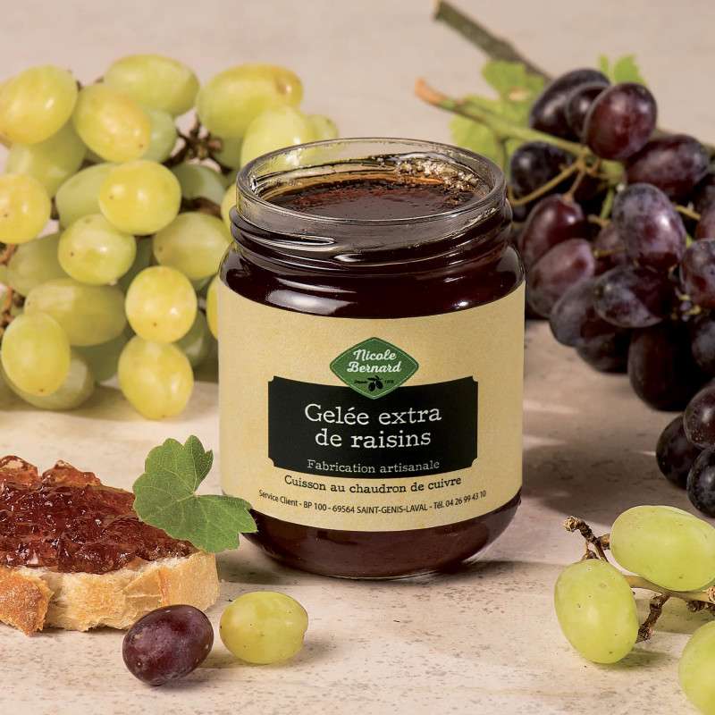 découvrez nos délicieuses gelées de raisins, faites maison avec des fruits frais. parfaites pour accompagner vos petits-déjeuners, desserts ou goûters gourmands. savourez la douceur et l'authenticité du raisin en pot !