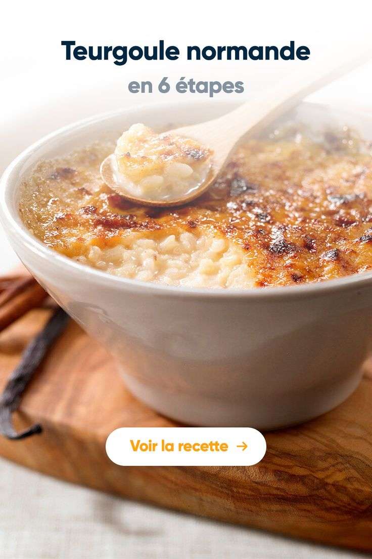 découvrez la teurgoule, un dessert normand traditionnel à base de riz au lait parfumé à la cannelle, cuit lentement pour une texture onctueuse et un goût authentique de la normandie.