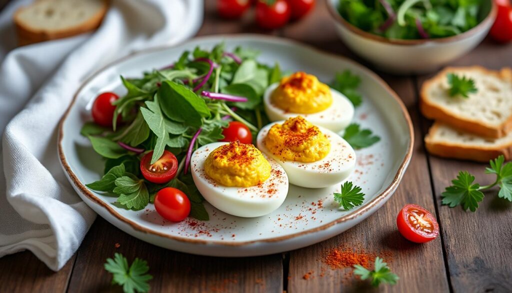 découvrez des idées simples et savoureuses pour accompagner vos œufs mimosa et sublimer vos repas avec des garnitures délicieuses et faciles à préparer.