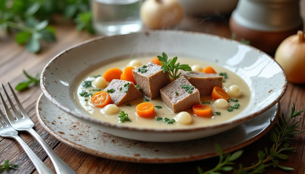 découvrez notre recette facile et savoureuse de blanquette de veau fondante, un plat traditionnel réconfortant à préparer chez vous.
