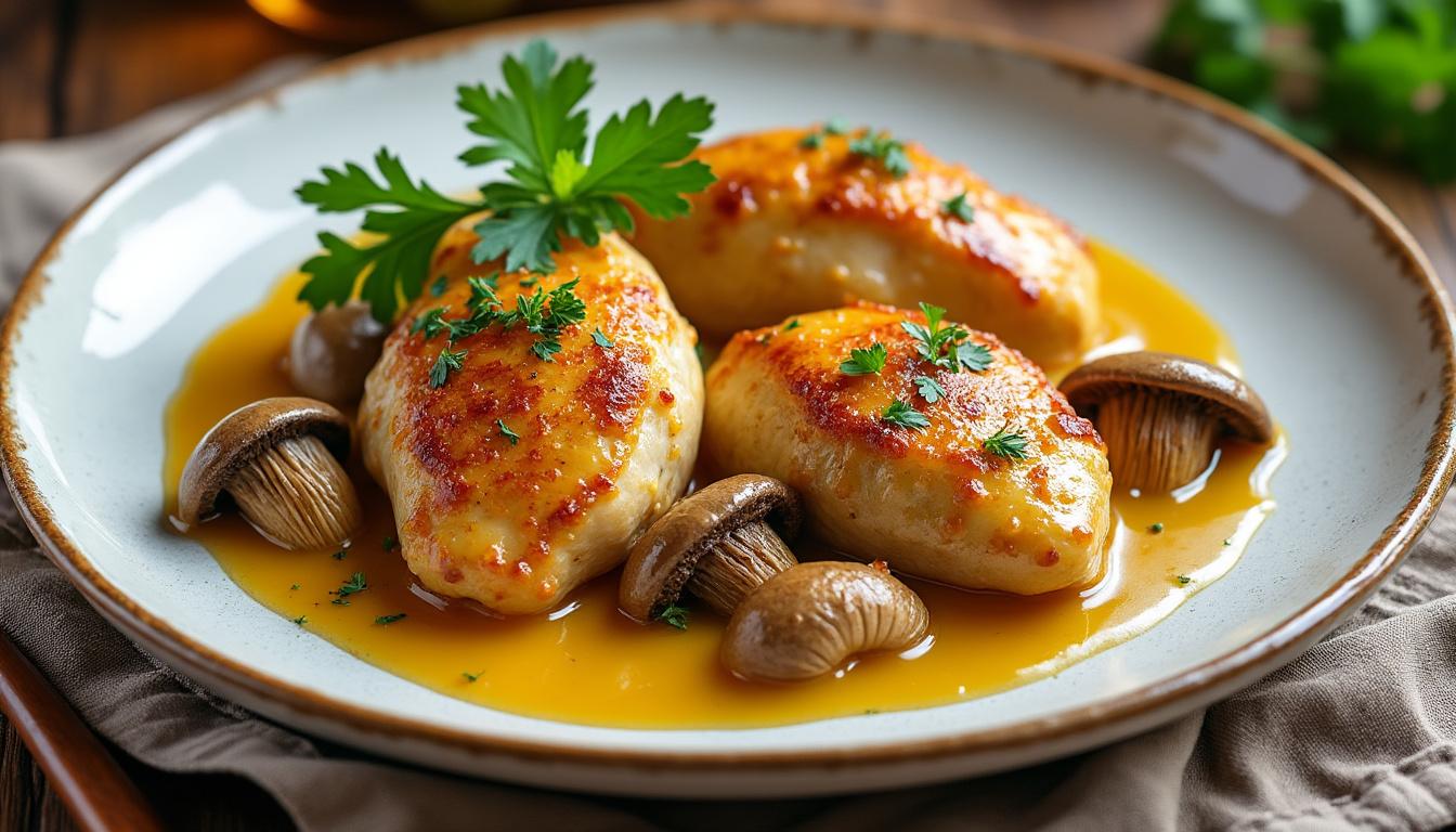 recette poulet au vin jaune