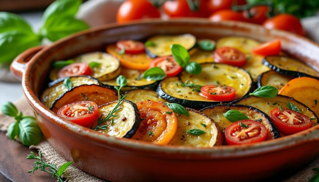 découvrez une recette facile et gourmande de tian de légumes à l'italienne, un plat savoureux et coloré pour régaler toute la famille.