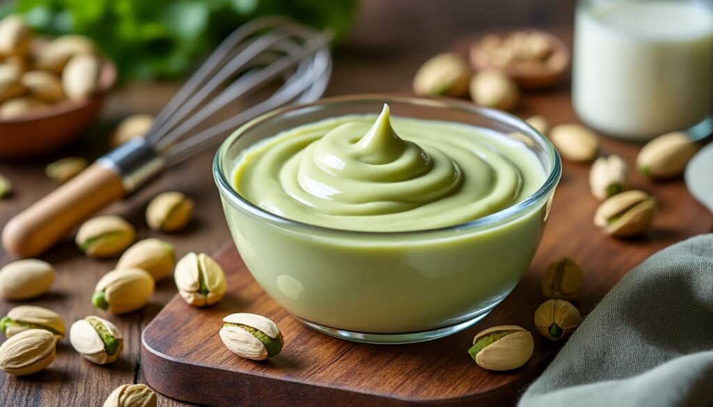 découvrez notre recette facile et onctueuse de crémeux pistache pour un dessert gourmand et rapide à préparer.