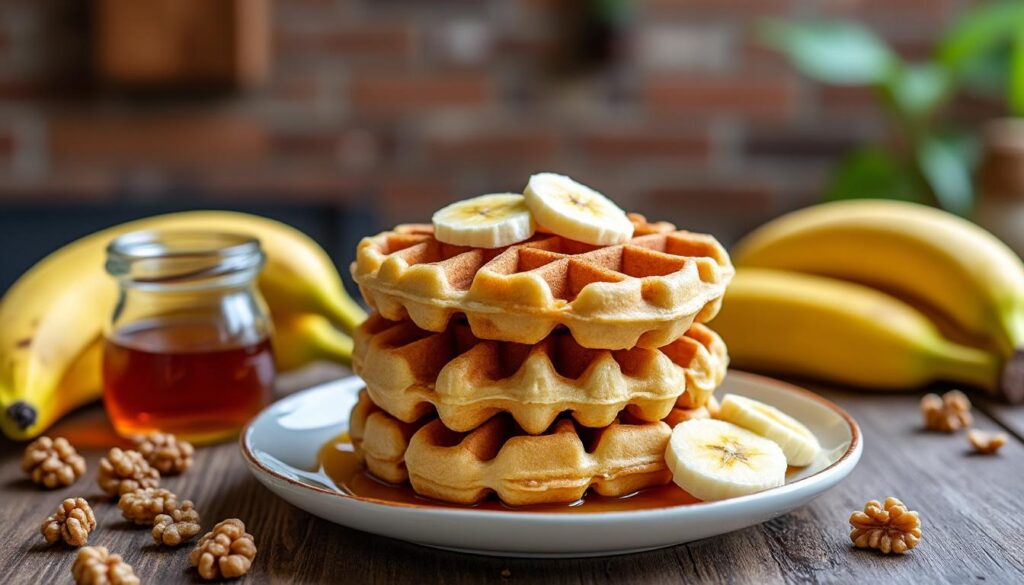 découvrez la recette moelleuse et facile des gaufres bananesques sur chicchew.fr, pour un délicieux goûter gourmand et rapide à préparer.