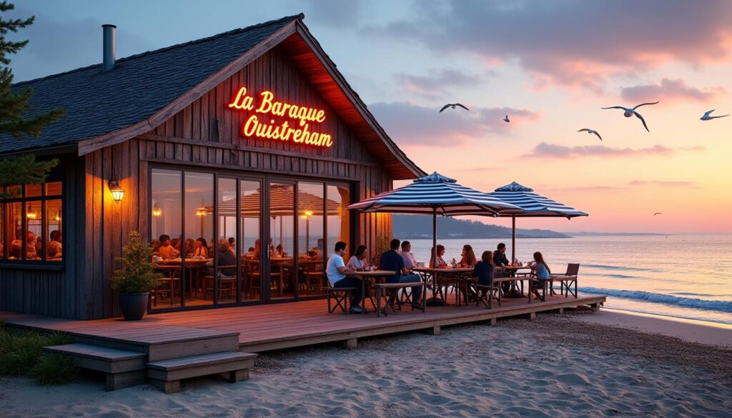 découvrez la baraque ouistreham, un restaurant convivial en bord de mer offrant des plats savoureux avec une vue imprenable sur l'océan. venez profiter d'une ambiance chaleureuse et d'une cuisine fraîche et locale.