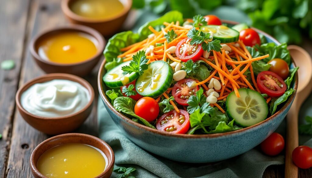 découvrez des recettes faciles de vinaigrettes sans vinaigre pour des alternatives simples et savoureuses qui sublimeront vos salades en toute légèreté.