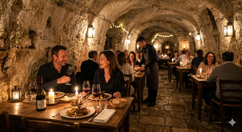 Saumur restaurant troglodyte