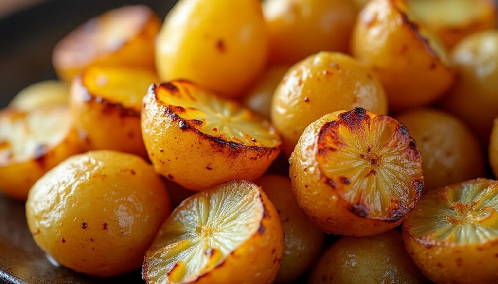 découvrez la recette facile et savoureuse des pommes de terre au four croustillantes façon grands-mères, pour un plat réconfortant et gourmand à partager.