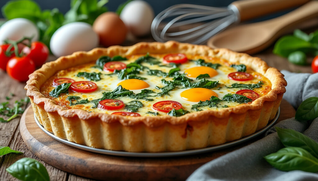 découvrez une recette facile et rapide de quiche sans crème fraîche, légère et savoureuse, parfaite pour un repas gourmand et équilibré.