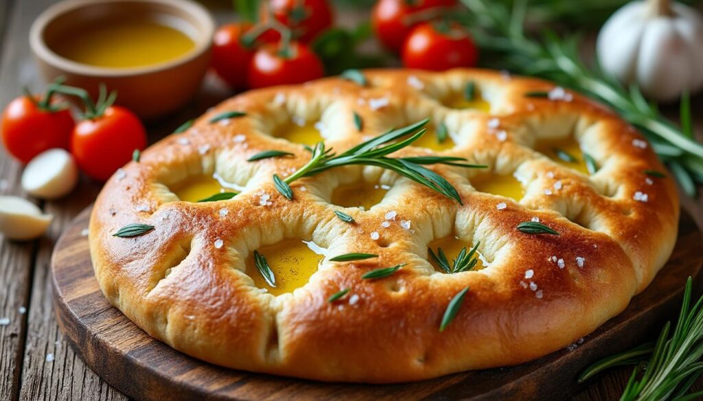 découvrez la recette facile et rapide de la focaccia moelleuse de cyril lignac pour régaler toute la famille avec un pain italien savoureux fait maison.