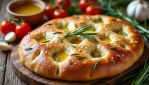 découvrez la recette facile et rapide de la focaccia moelleuse de cyril lignac pour régaler toute la famille avec un pain italien savoureux fait maison.