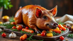 découvrez une recette facile et savoureuse de porcelet rôti au four, parfaite pour un repas gourmand en famille ou entre amis.