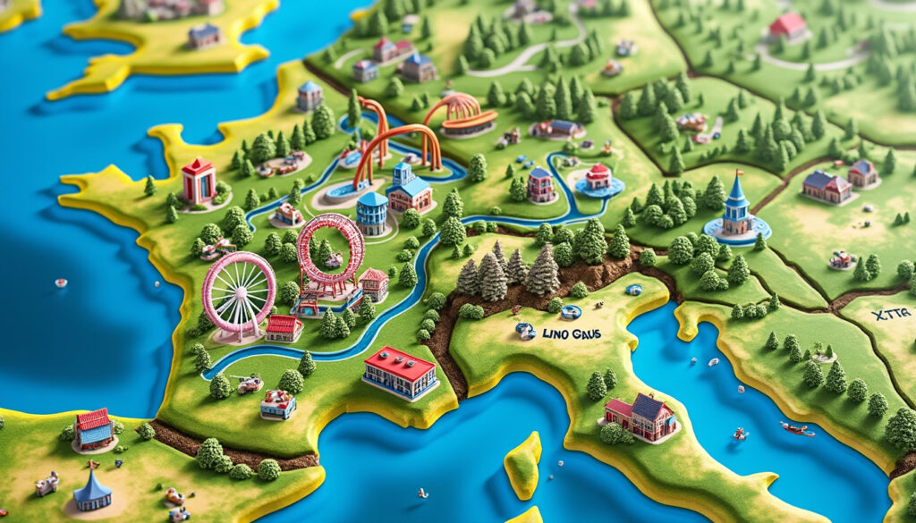 découvrez notre carte interactive des parcs d’attractions en france pour organiser facilement vos sorties en famille ou entre amis.