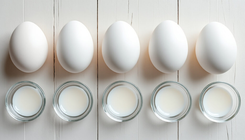 découvrez le poids exact du blanc d'œuf en fonction de la taille de l'œuf pour mieux doser vos recettes et cuisiner avec précision.