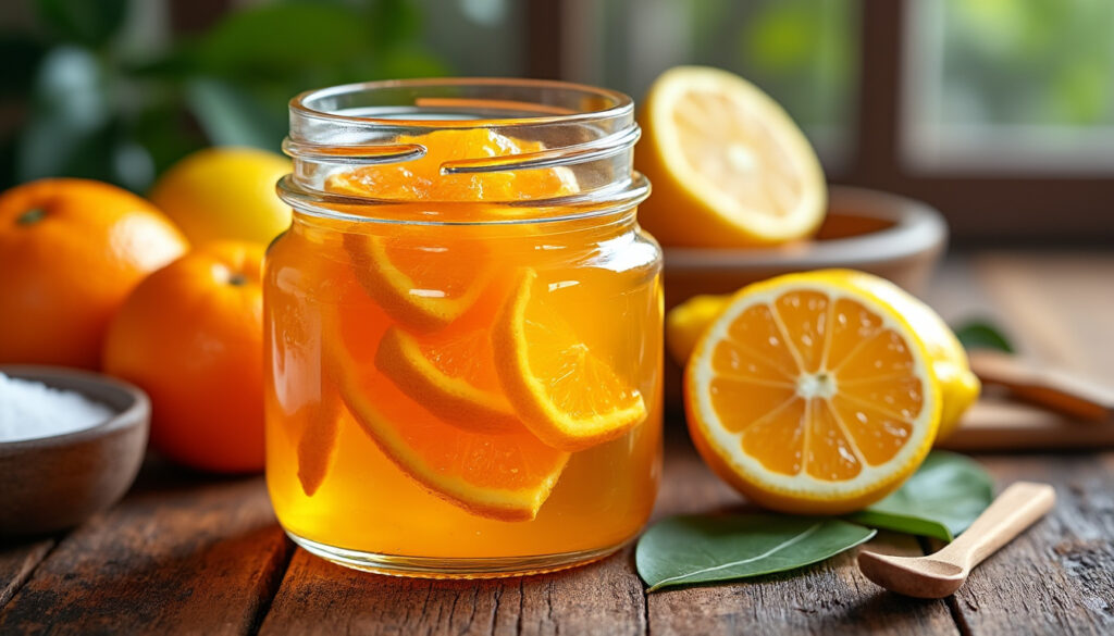 découvrez une recette maison facile et rapide de confiture orange citron avec écorce, pour un goût frais et gourmand à savourer au petit-déjeuner.