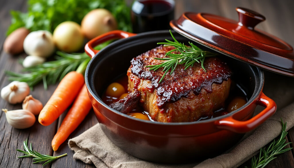 découvrez une recette facile et savoureuse de cuissot de chevreuil en cocotte, parfaite pour un repas convivial et gourmand.