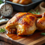 découvrez le temps de cuisson idéal pour une cuisse de poulet au four parfaite, accompagnée de conseils pratiques pour une viande tendre et savoureuse.