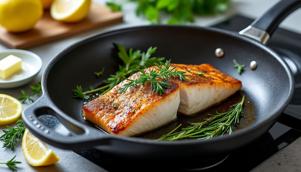 découvrez une recette simple et délicieuse de black bass à la poêle, avec des conseils pratiques pour une cuisson parfaite à chaque fois.