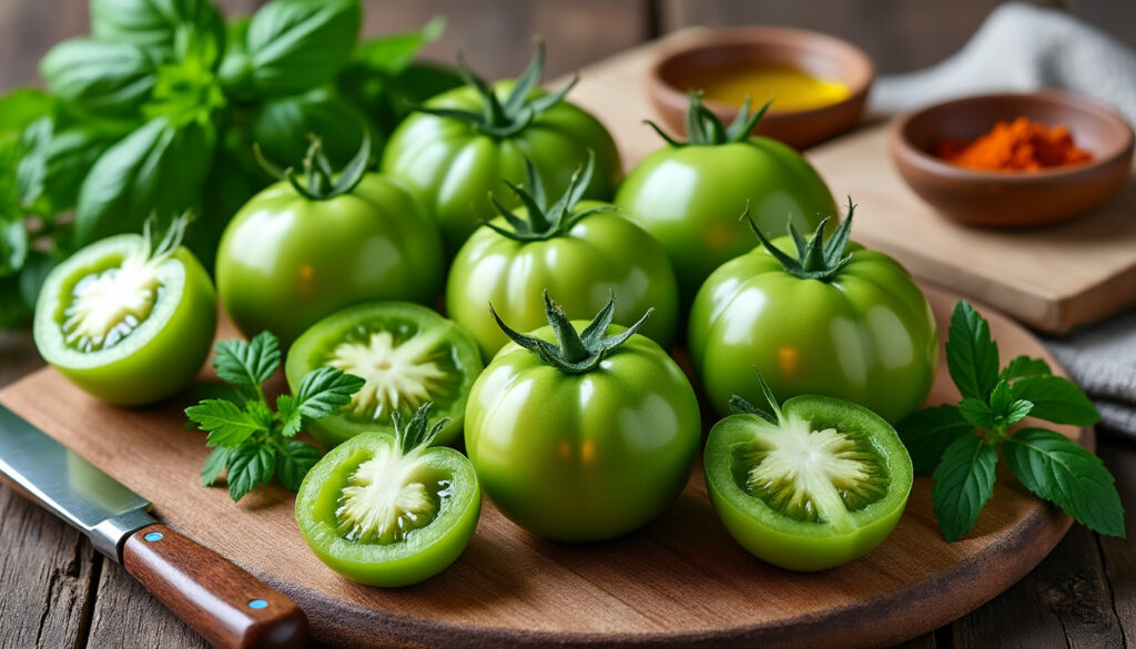 découvrez des recettes faciles et savoureuses à base de tomates vertes pas mûres pour varier vos plats et surprendre vos papilles.