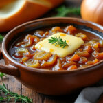 découvrez la recette traditionnelle facile et rapide de la soupe à l'oignon grand-mère, un classique réconfortant à préparer chez vous.