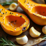 découvrez une recette simple et savoureuse d'accompagnement de butternut au four, parfaite pour sublimer vos repas avec douceur et gourmandise.