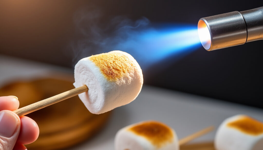 apprenez à griller des chamallows parfaitement avec un chalumeau grâce à notre guide simple et efficace, idéal pour des desserts réussis et gourmands.
