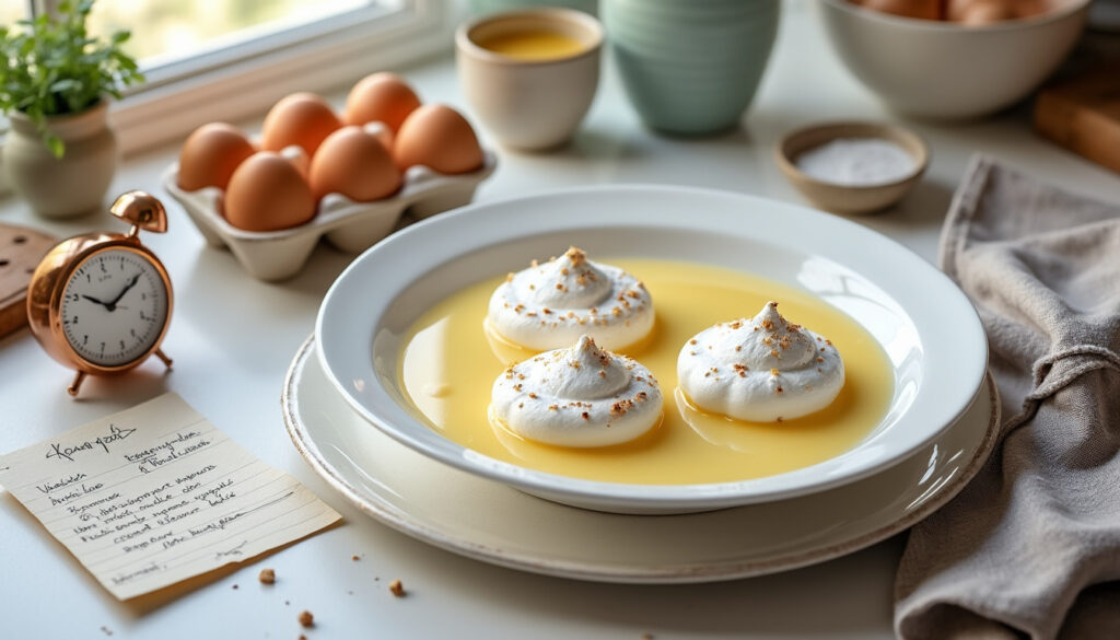 découvrez si vous pouvez préparer les œufs à la neige la veille avec notre guide complet et astuces pratiques pour réussir ce dessert léger et délicieux.