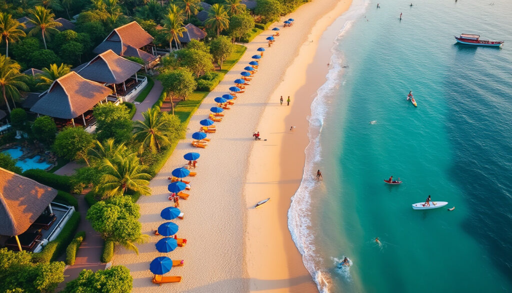 découvrez sanur à bali avec notre guide complet : plages idylliques, activités incontournables et hébergements pour tous les goûts. préparez votre séjour parfait à sanur!