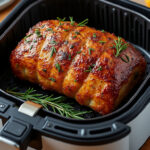 découvrez le temps de cuisson idéal pour un rôti de porc à l’air fryer avec notre guide rapide et précis, pour une viande tendre et savoureuse à chaque cuisson.