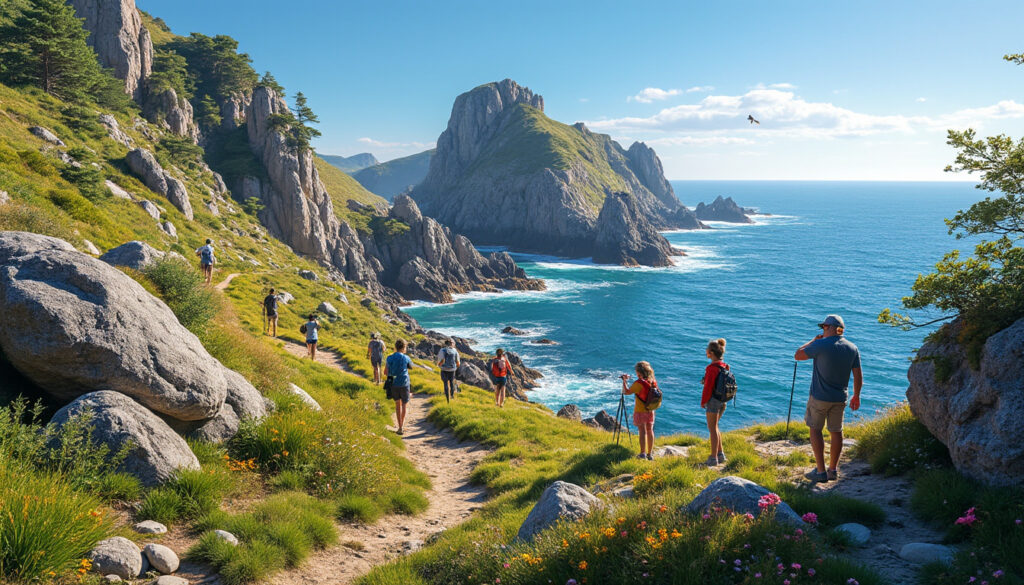 explorez les roches impressionnantes de l'île des vieilles et profitez d'activités nature variées pour une expérience inoubliable en pleine nature.