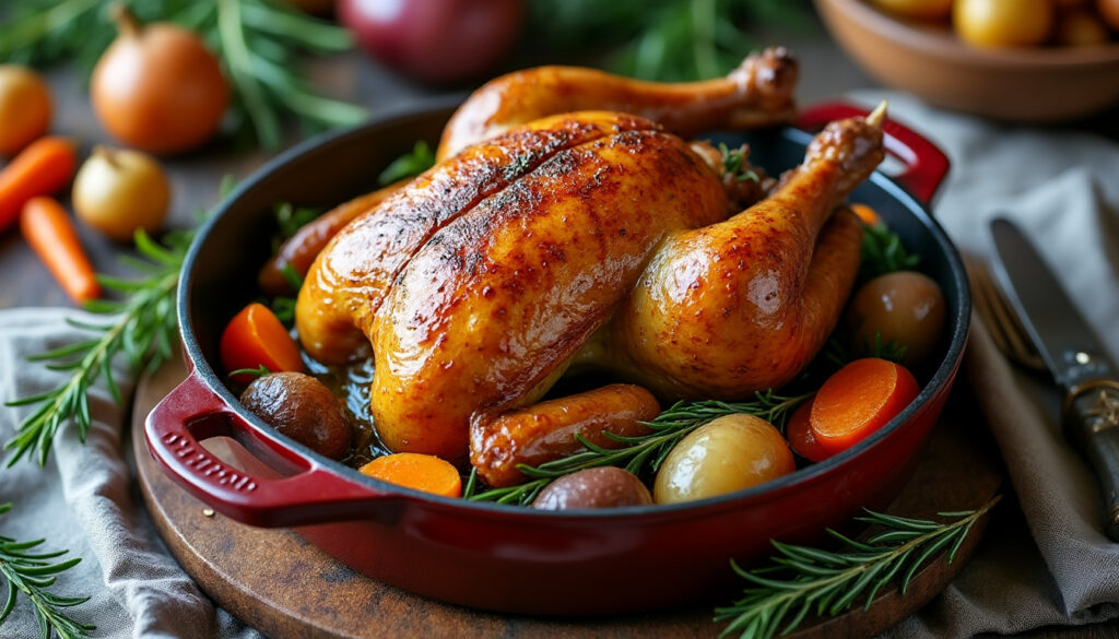 découvrez une recette facile et savoureuse de pintade en cocotte, idéale pour un repas gourmand et convivial. suivez nos étapes simples pour réussir ce plat délicieux.