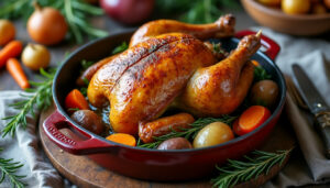 découvrez une recette facile et savoureuse de pintade en cocotte, idéale pour un repas gourmand et convivial. suivez nos étapes simples pour réussir ce plat délicieux.