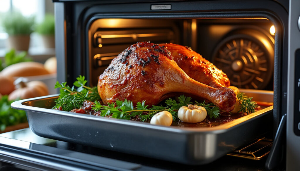 découvrez notre guide pratique pour réussir la cuisson de votre gigot d'agneau au four avec chaleur tournante. astuces et temps de cuisson pour une viande tendre et savoureuse.