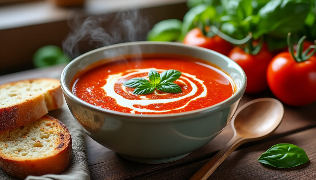découvrez la recette traditionnelle de soupe à la tomate de grand-mère : facile, rapide et savoureuse, pour un repas réconfortant fait maison.